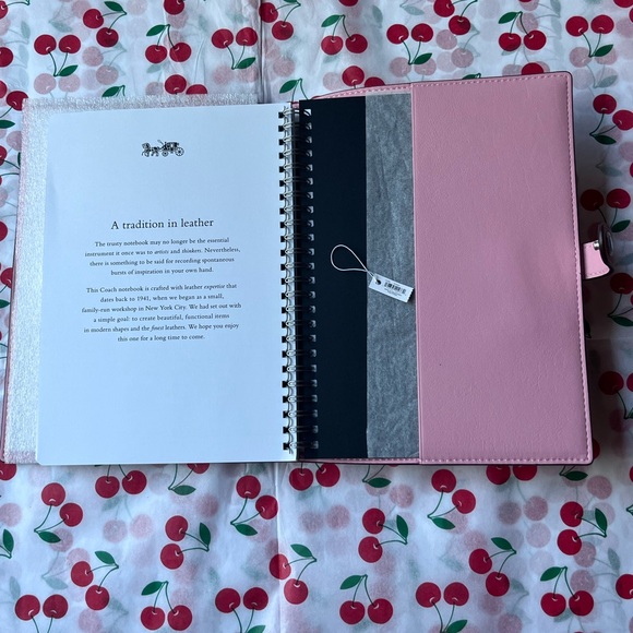 🍨🍒🍨 COACH NOTEBOOK WITH BOARDWALK GRAPHIC 🍨🍒🍨 NWT 🍨🍒🍨 - Picture 15 of 16